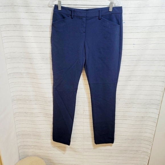 Theory Dantey Mandatory Dark Navy Pants, SZ 10 - Picture 4 of 8